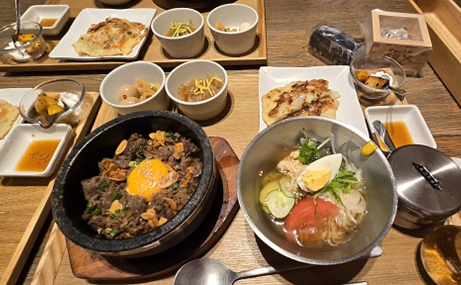 ビビンバなどガッツリと重い韓国料理の画像