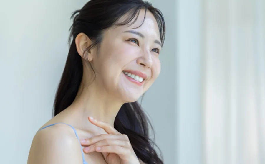 美容を意識している30代後半の女性の画像